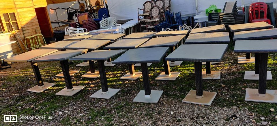 Table chr snack bar restaurant  70x70cm