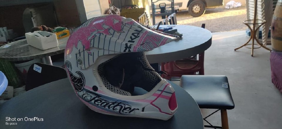 Casque cross taille S55/56cm
