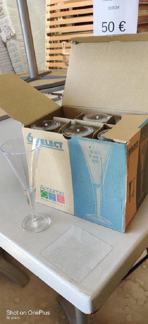 Lot de 6 Flûtes 6cl