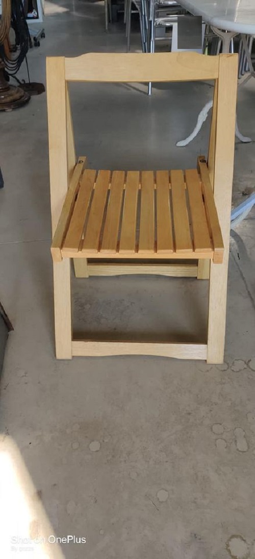 Chaise pliante style Aldo jacober