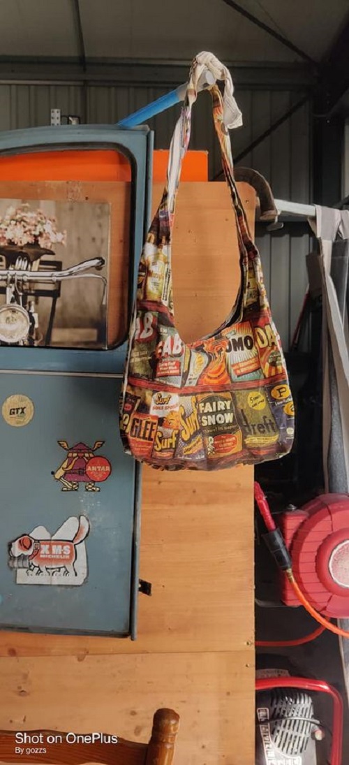 Sac bandoulière marque vintage