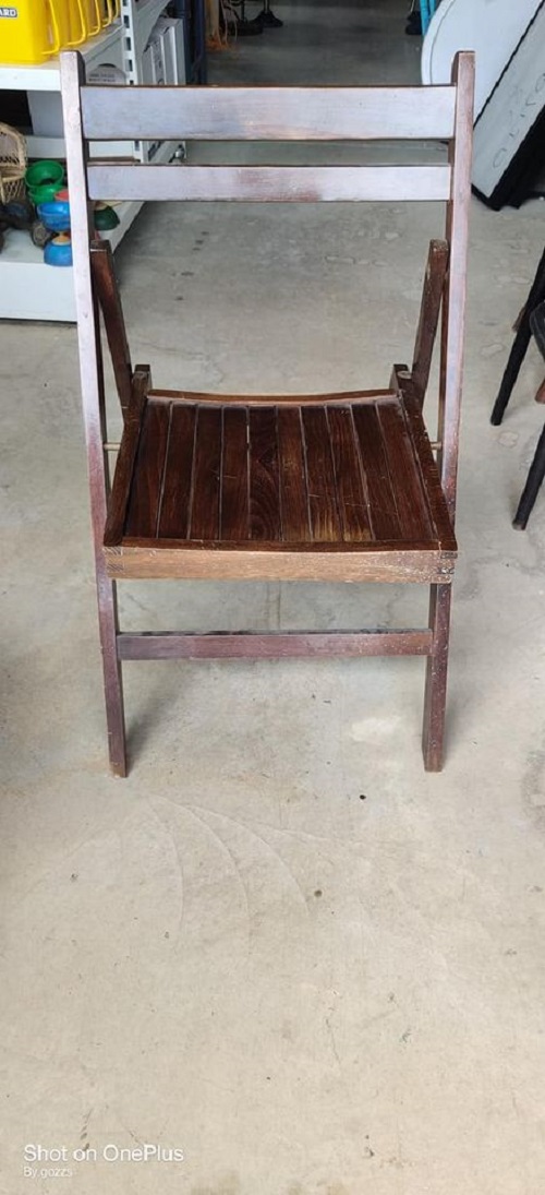 Chaise pliante vintage