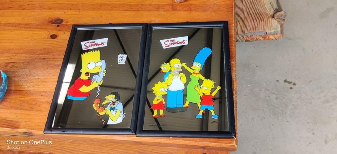 Cadre miroir Simpsons 10€/p