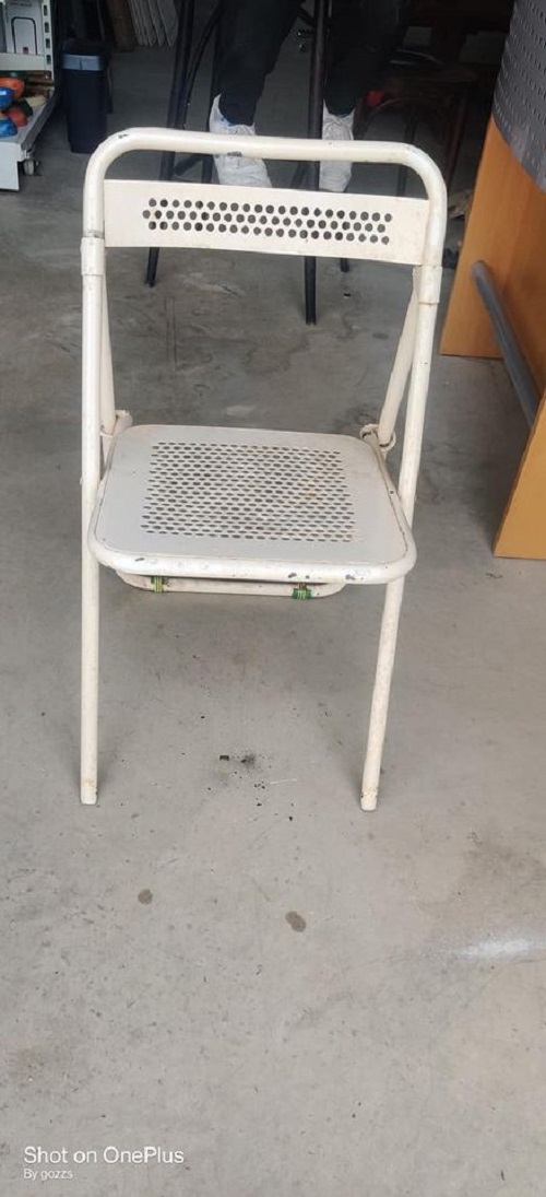 Chaise pliante vintage