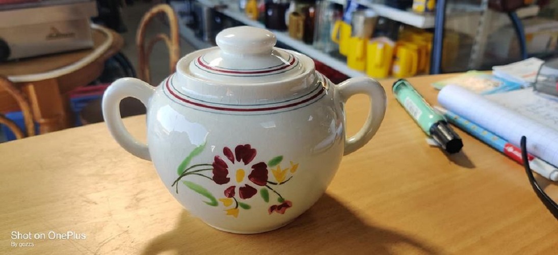 Sucrier vintage salins France " Janine"