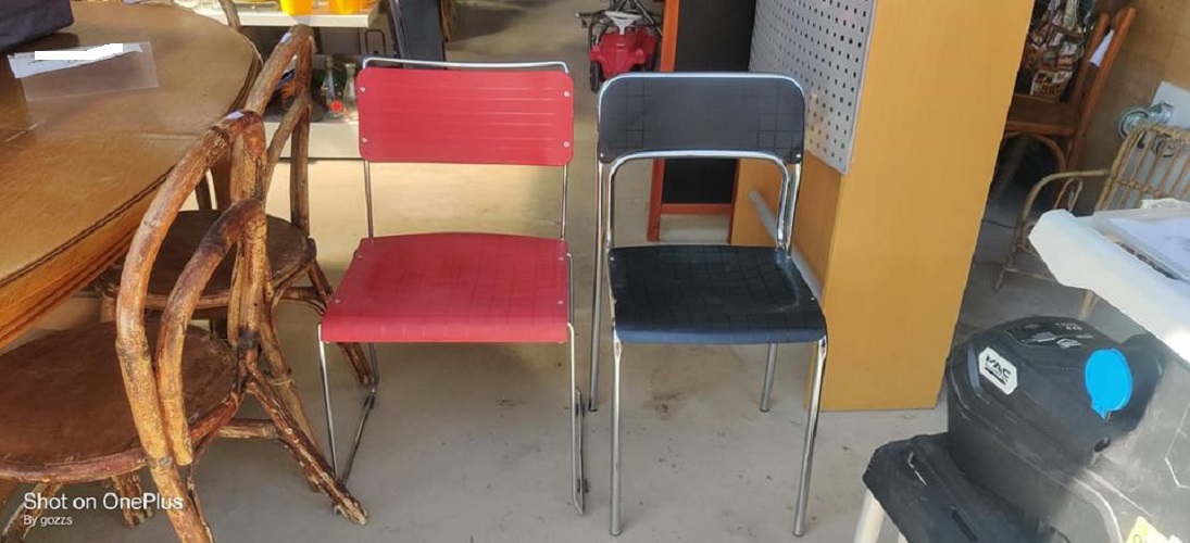 Chaise design italienne silimbergo 60€/P