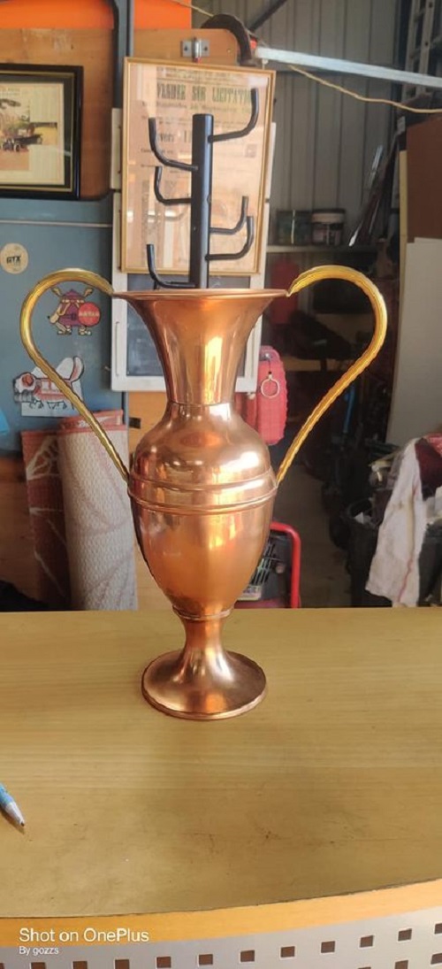 Jarre cruche vase cuivre
