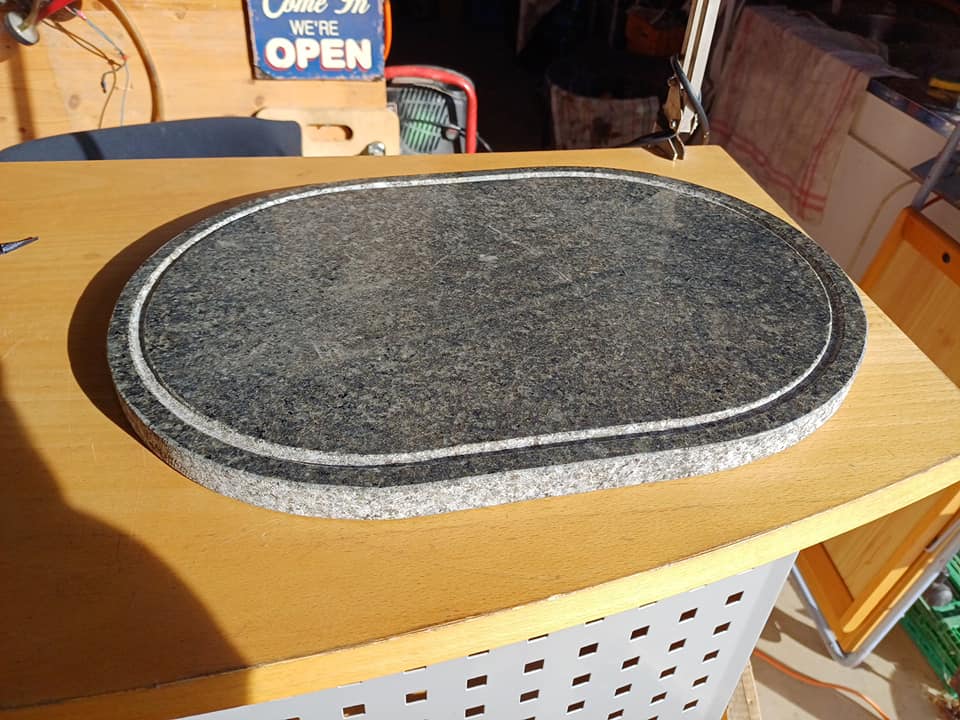 Plateau granit raclette grillade etc