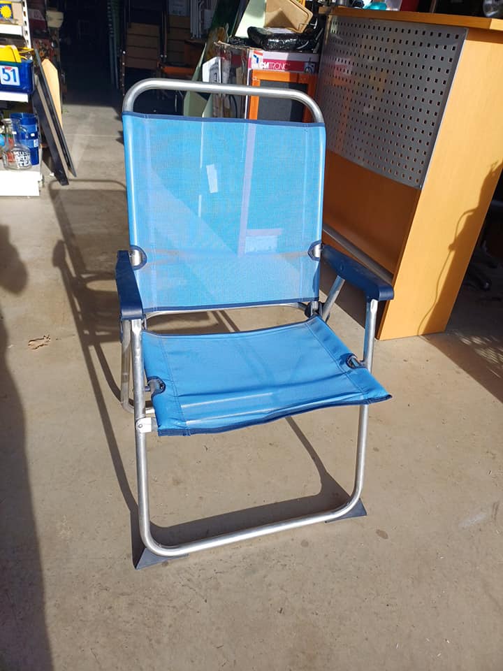 Fauteuil pliant aluminium textilene