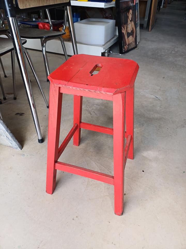 Tabouret d'atelier vintage