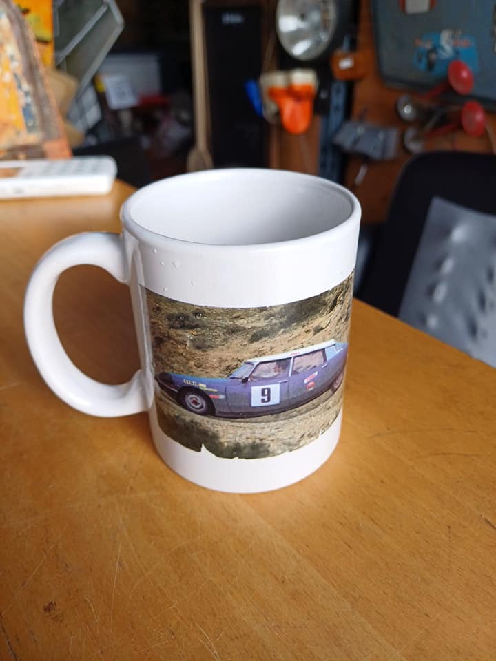 Mug voiture ancienne de rallye
