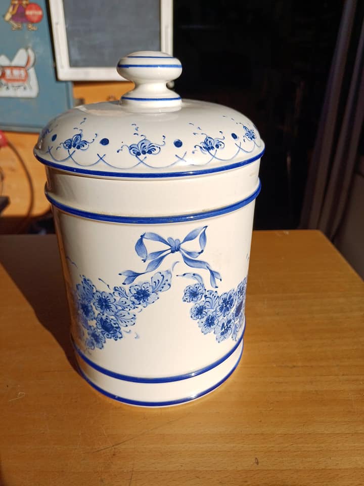 Pot apothicaire faience 1960/70
