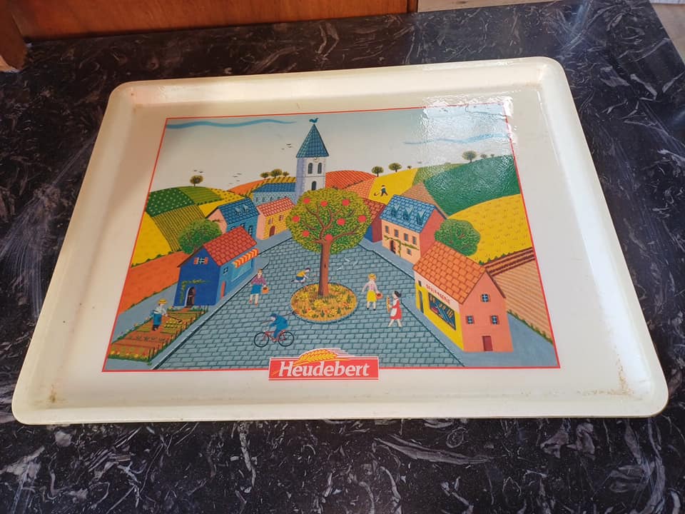Vintage plateau service petit déj