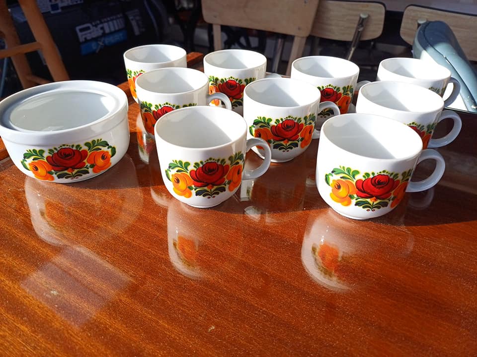 Tasses porcelaine winterling 1970
