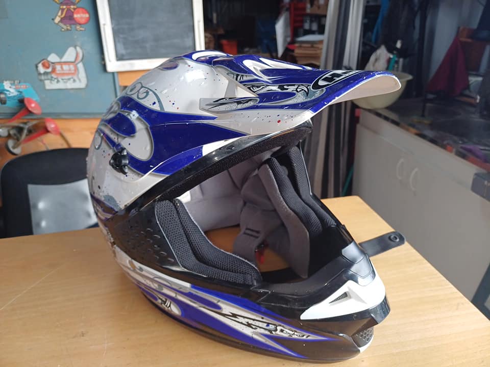 Casque cross hjc taille XL 61/62cm