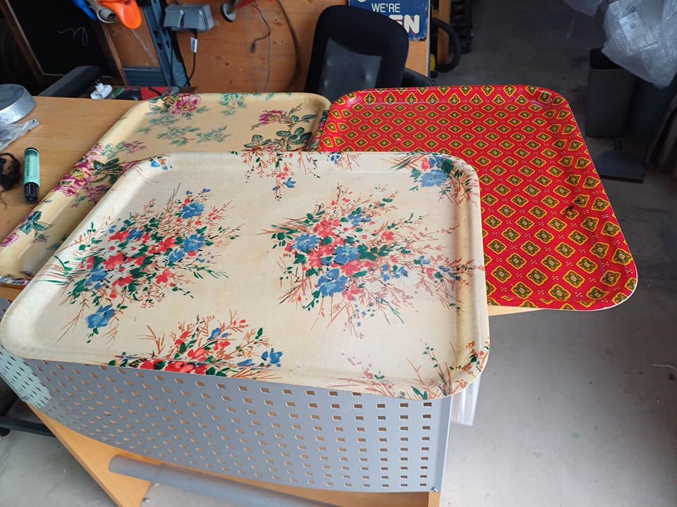 Plateau de service fdv vintage 1950