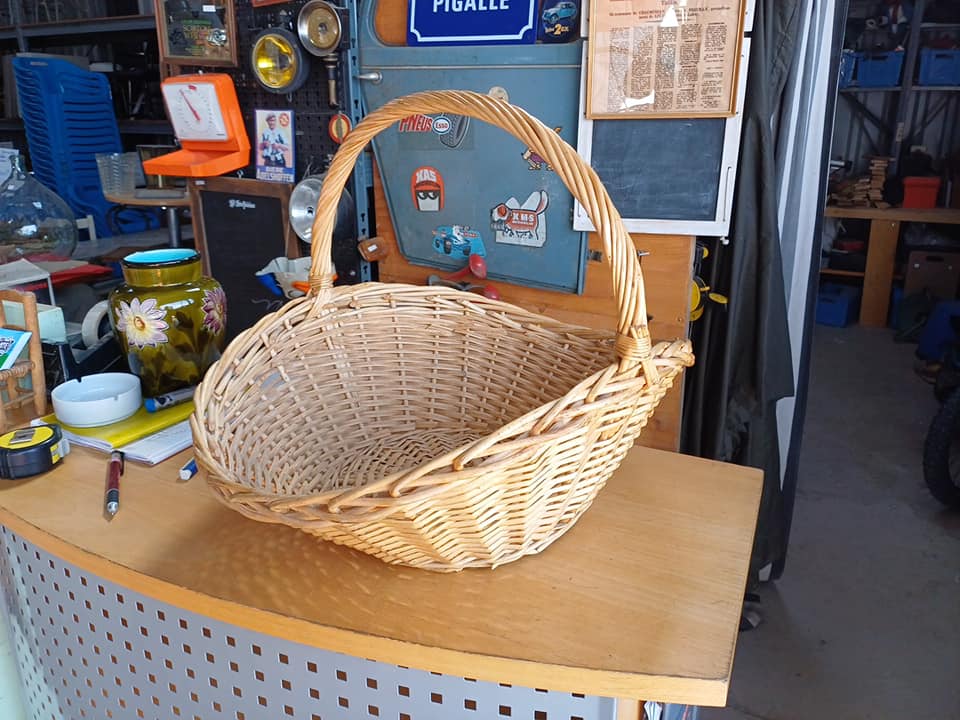 Grand panier marché osier