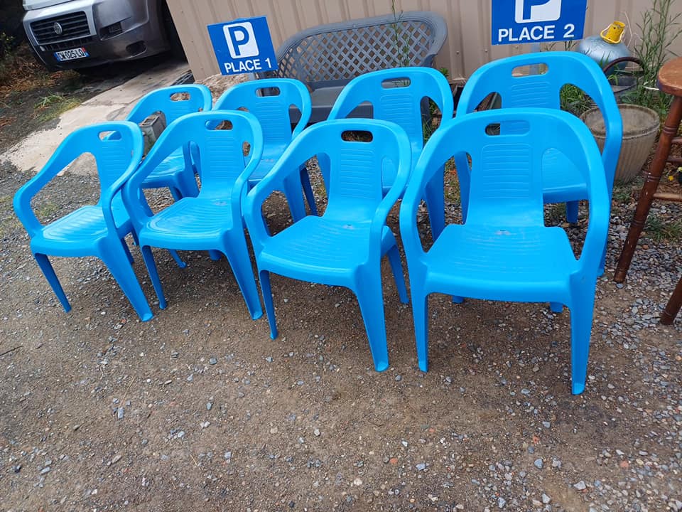 Fauteuils de jardin pro Nestlé  12€/pc