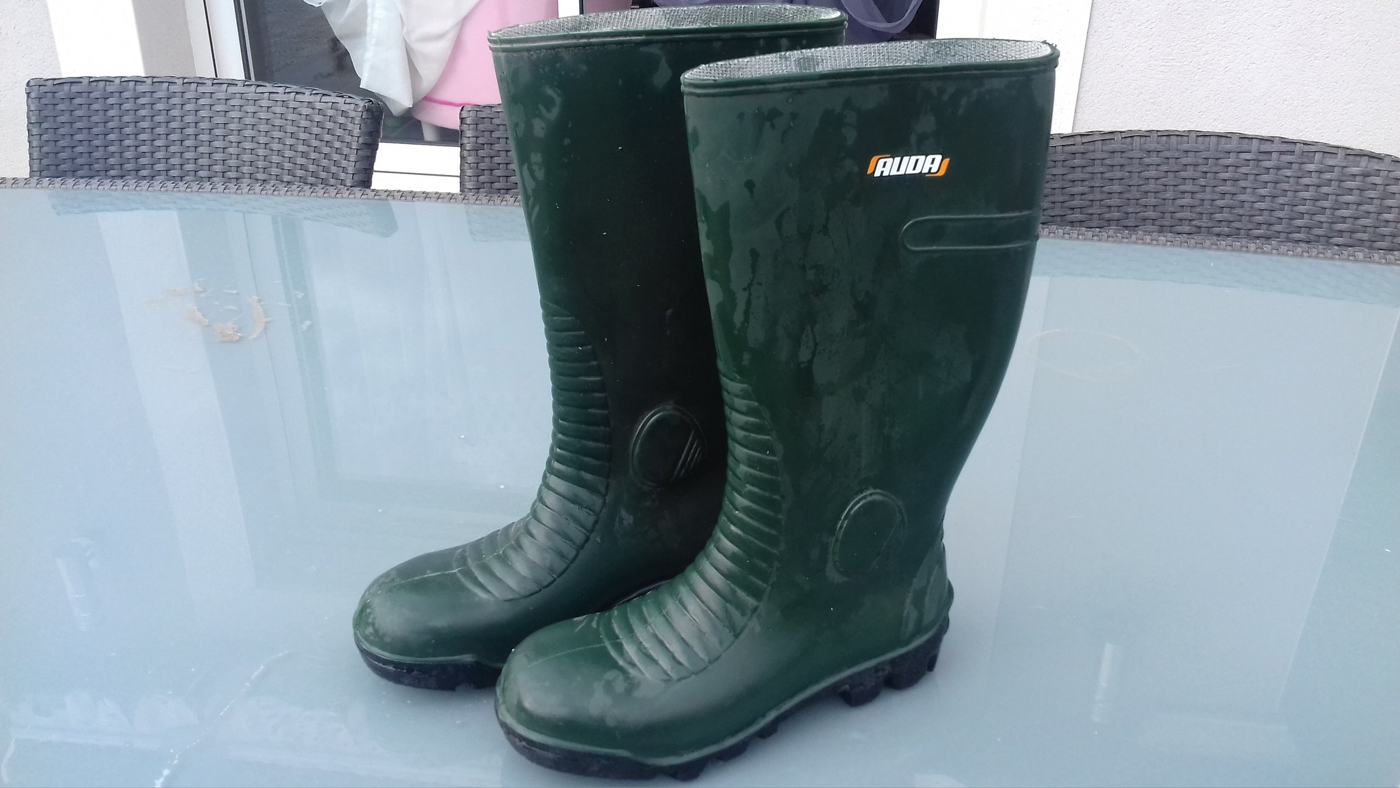 Bottes de sécurité de chantier, de marque Auda, taille 41