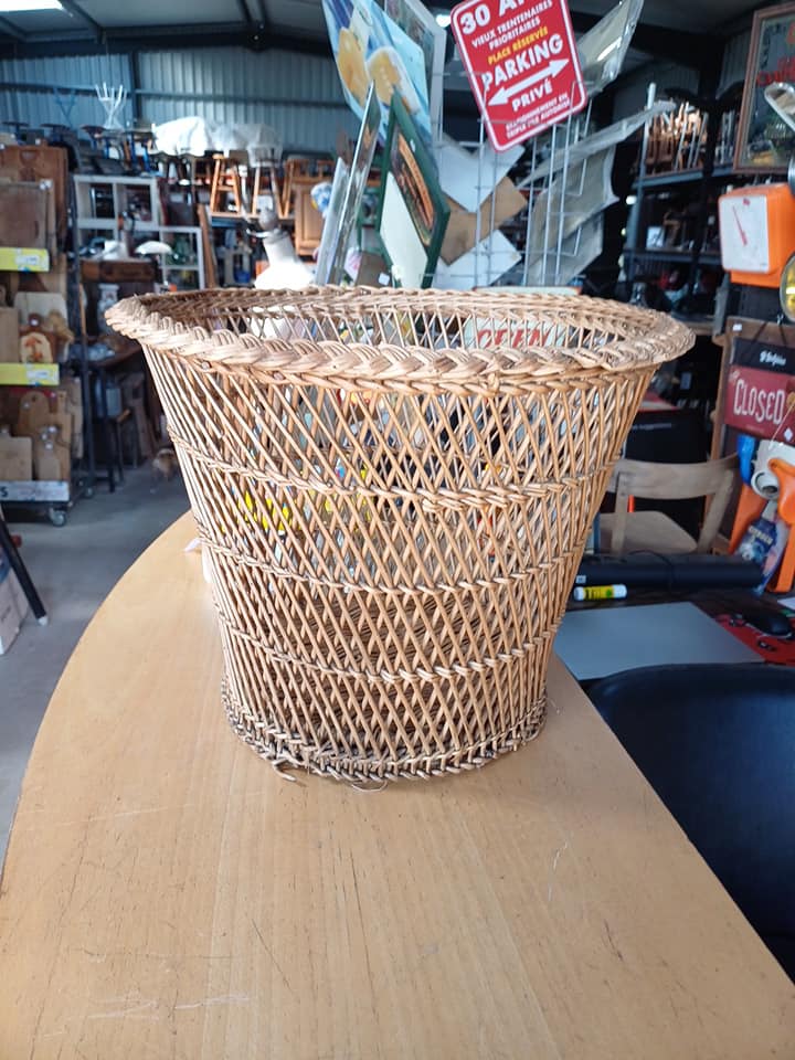 Vintage corbeille osier