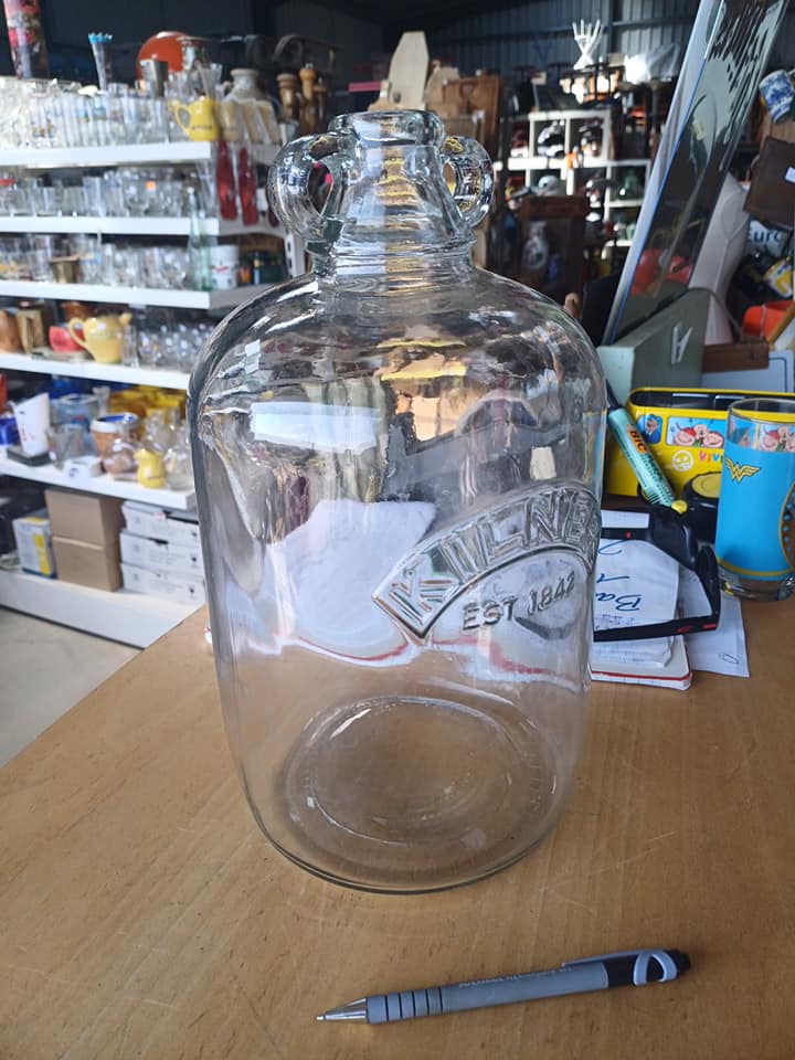 Bonbonne verre kilner depuis 1842