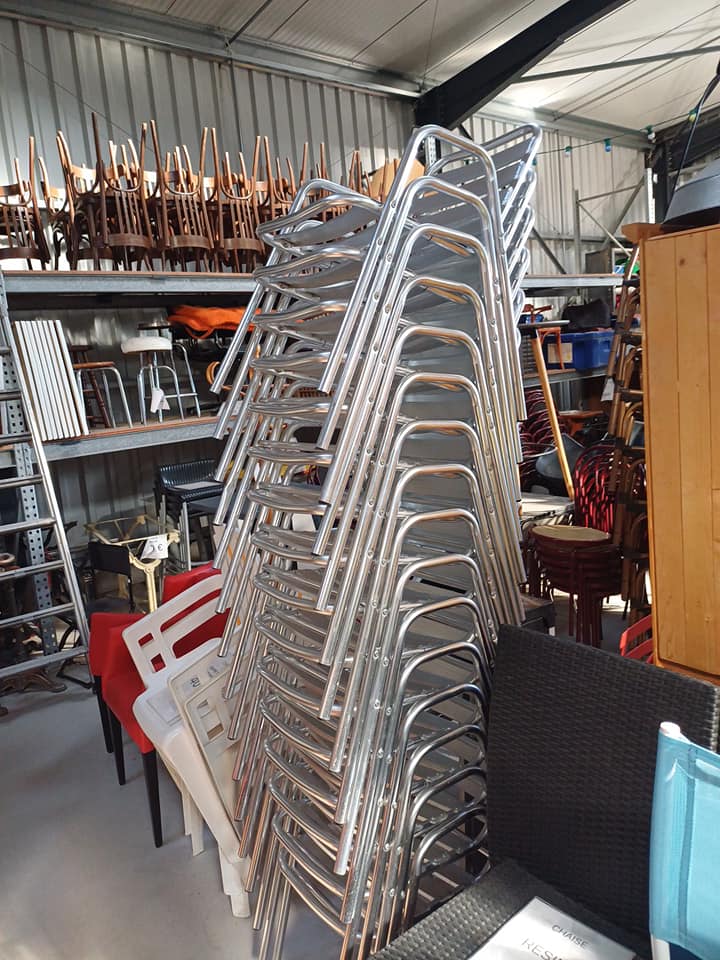Fauteuils aluminium 35€/pièce