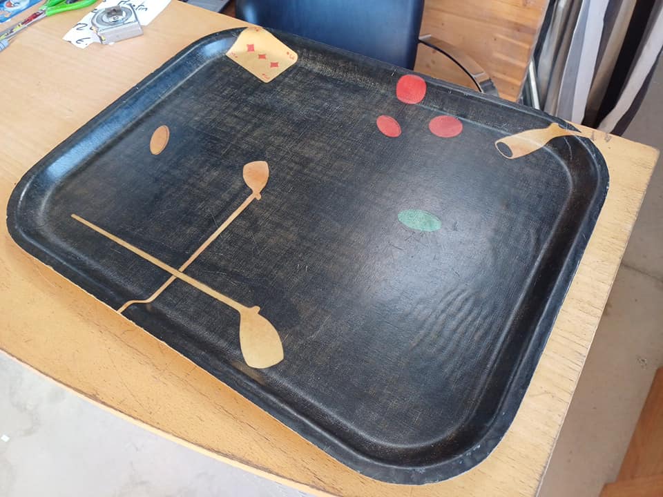 Plateau de service fibre de verre 60S