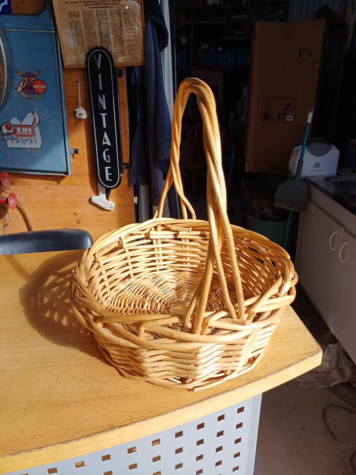 Panier osier rotin