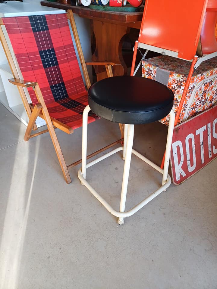 Tabouret industriel vintage