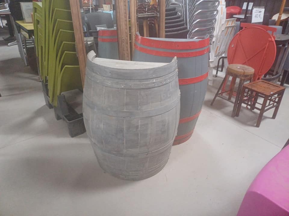 Bar demi barrique tonneau fut