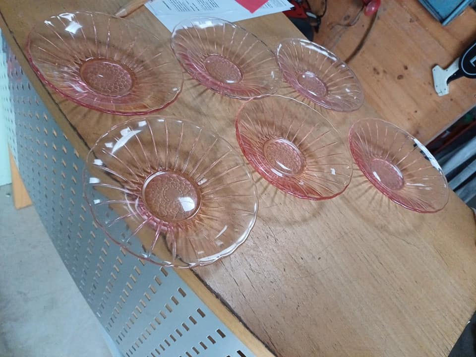 6 coupelles a desserts style art deco