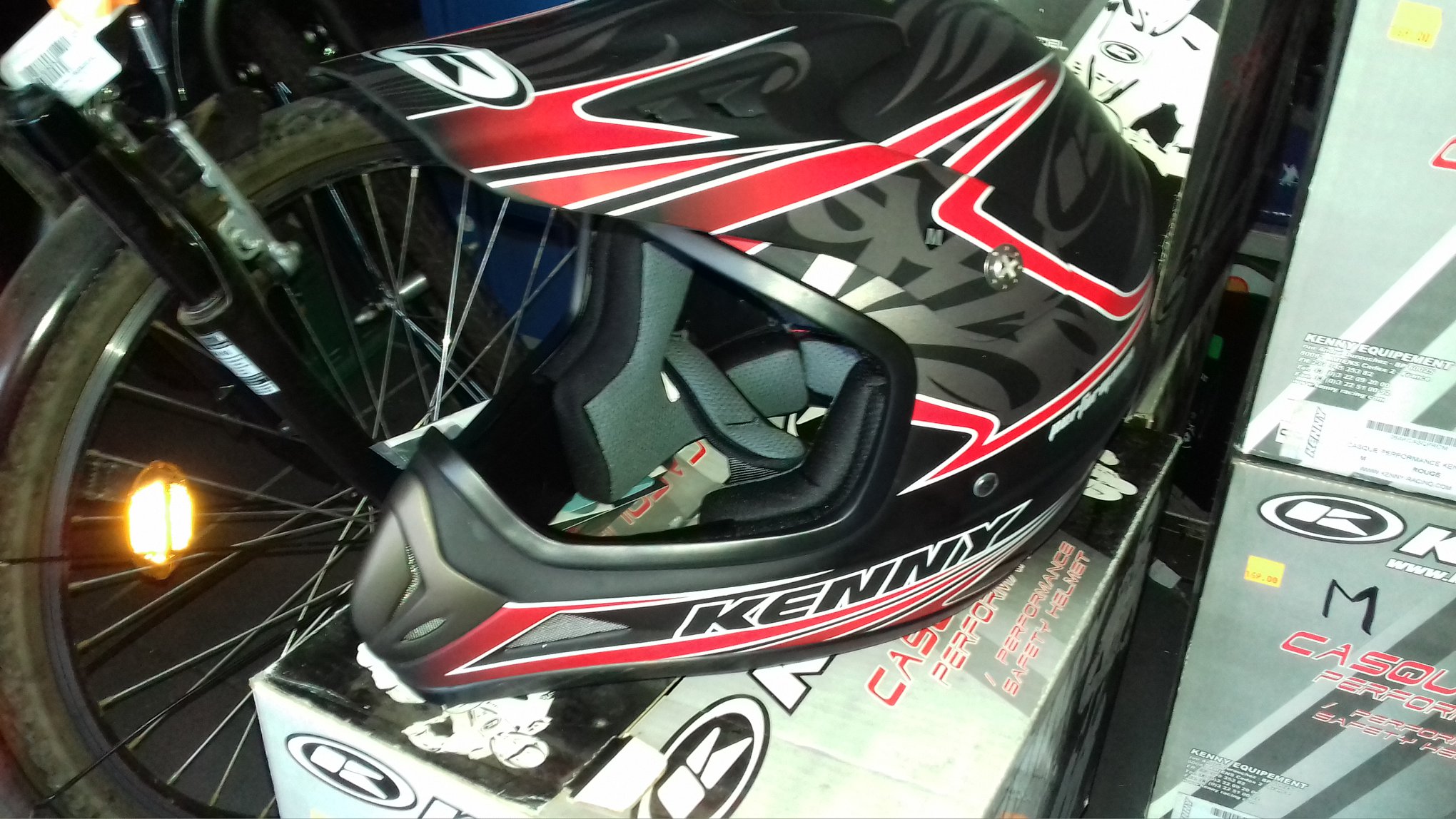 casque cross enduro Kenny neuf