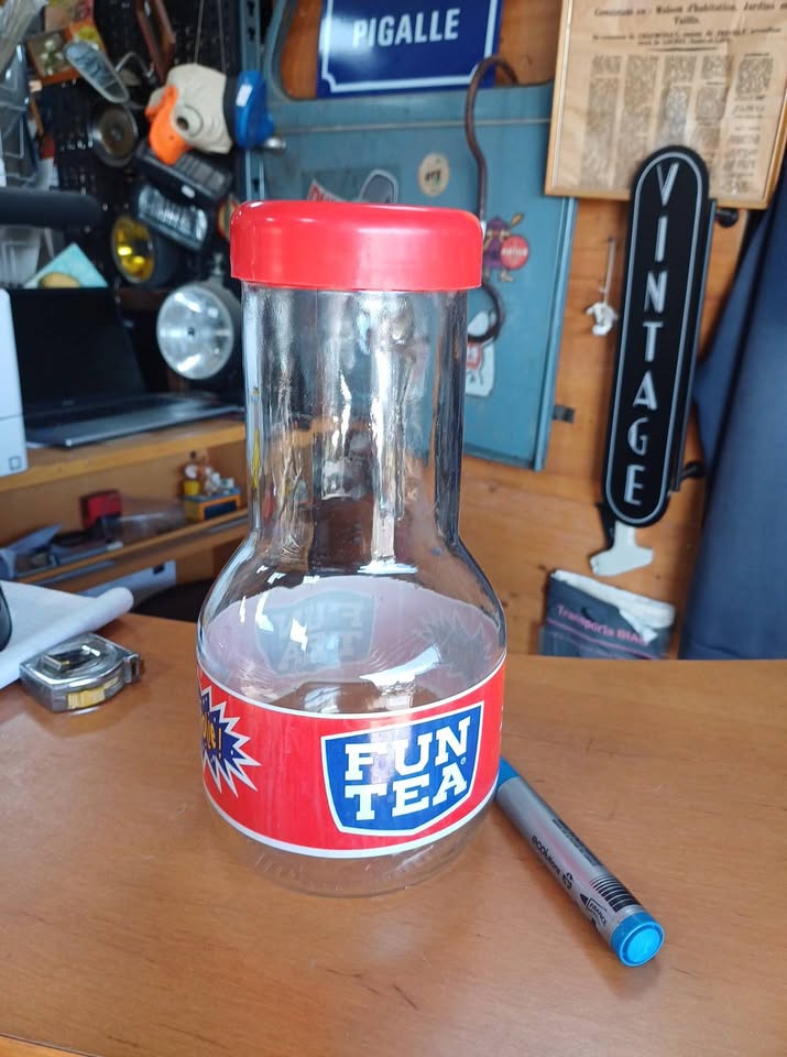 Pichet carafe publicitaire 80's