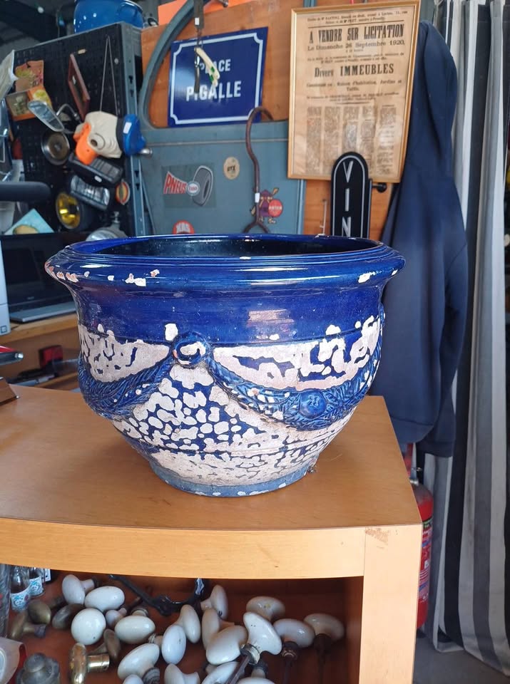 Pot de fleurs style anduze/provence
