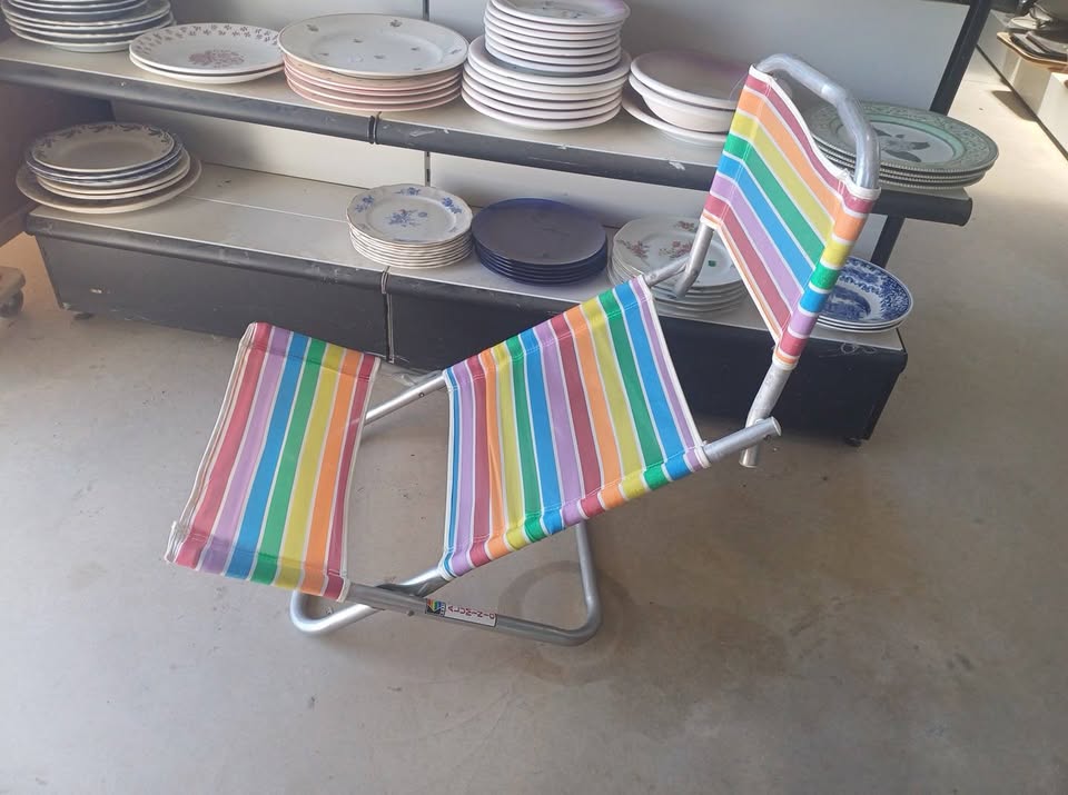 Vintage chaise de plage