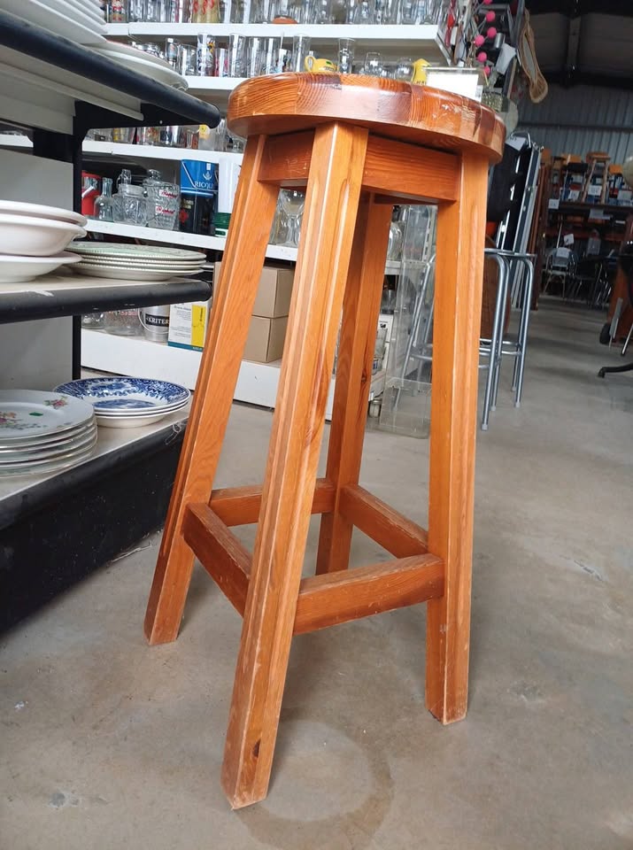 Tabouret de bar pin massif