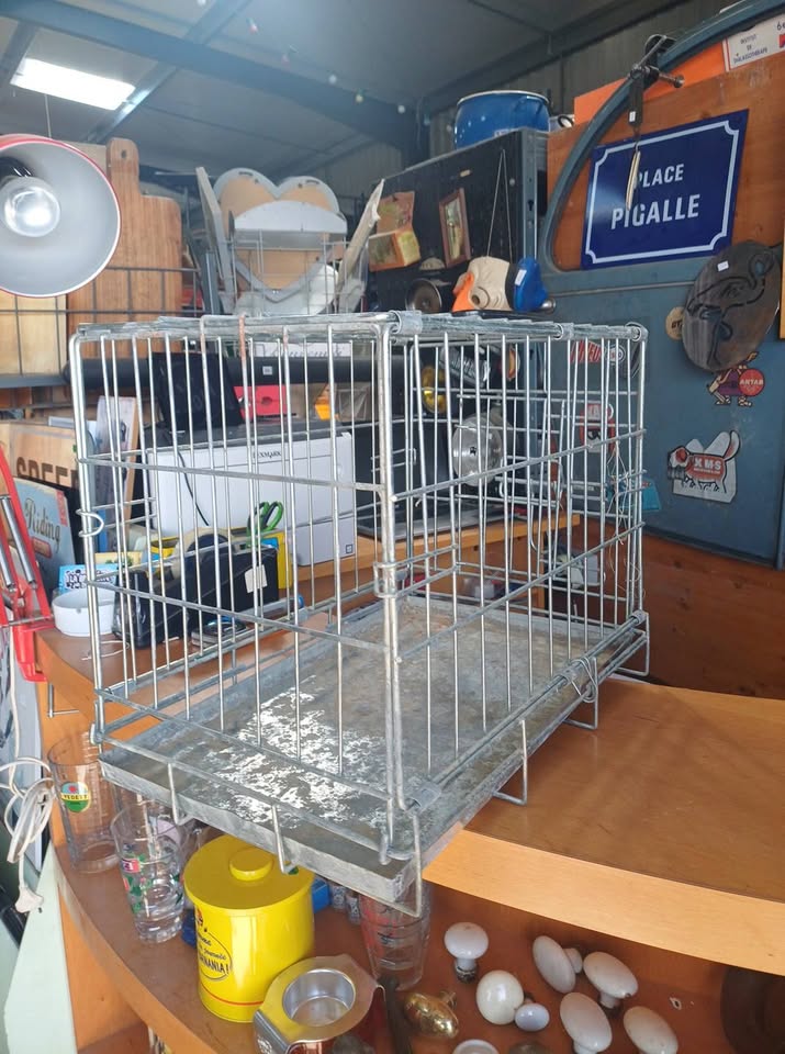 Cage de transport metal pliante
