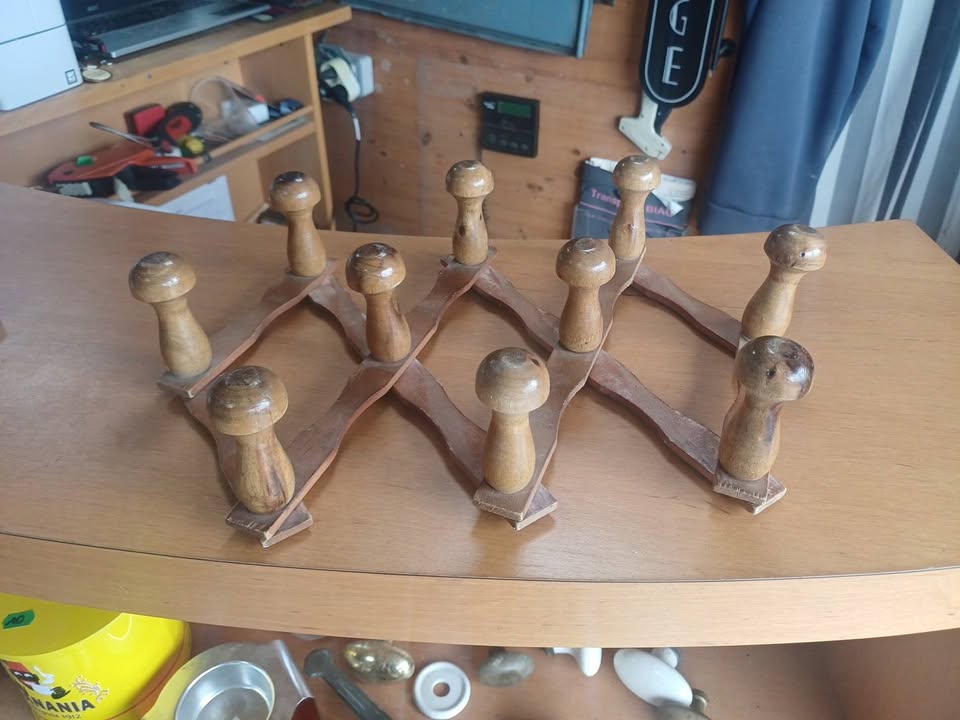 Porte manteaux accordéon vintage