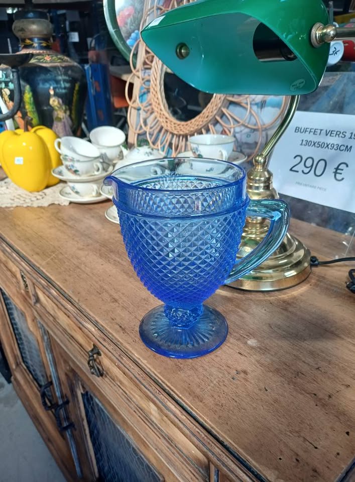 Carafe d'eau 1 litre bicos bleu atlantis-vista loyal