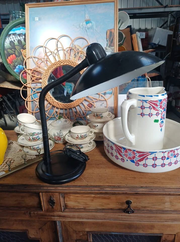 Lampe soucoupe Aluminor 70's