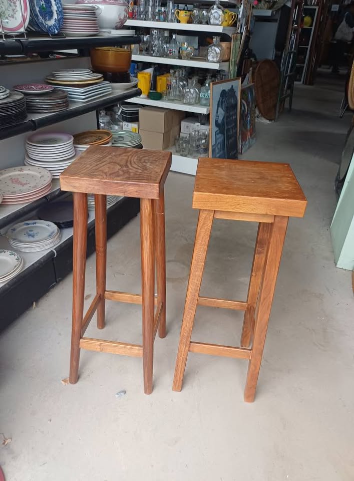 Tabouret selette bois massif