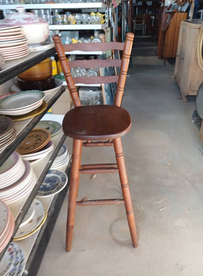 Tabouret de bar pin massif