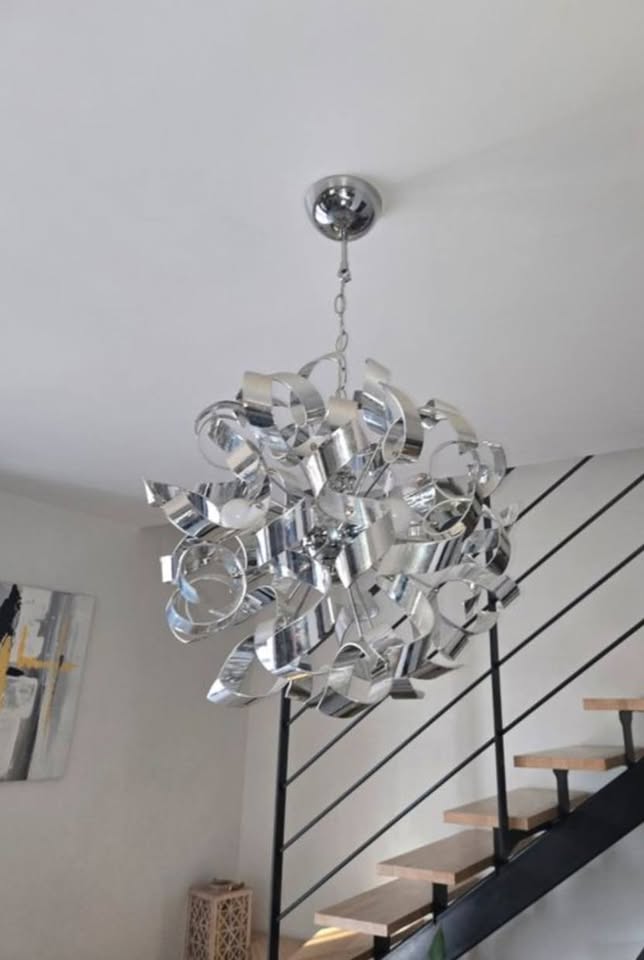 Lustre spirale style spoutnik