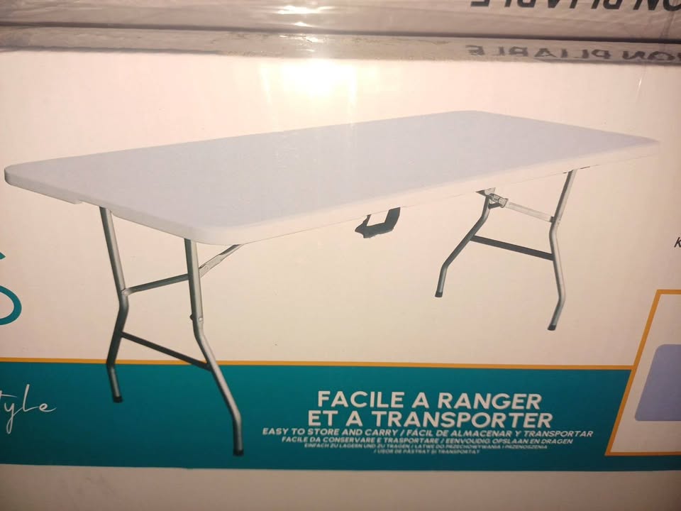 Table multifonction 180cm