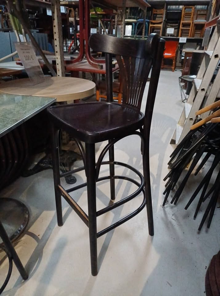 Tabouret de bar bois bistrot