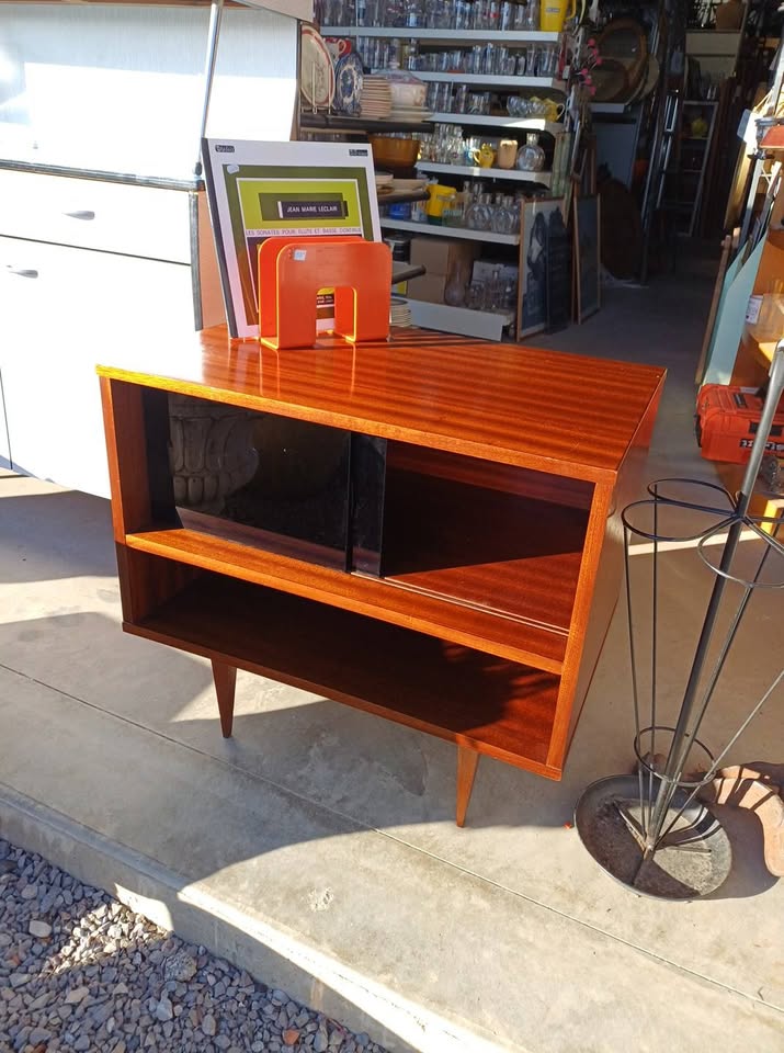 Petit meuble salon vintage teck