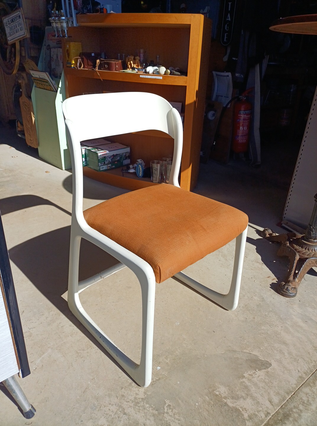Chaise Baumann "Traîneau" – Vintage 1970