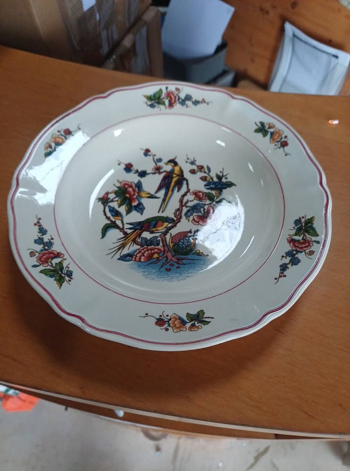 Assiette creuse Villeroy & Boch Mettlach - Modèle Phönix - Vintage SAAR