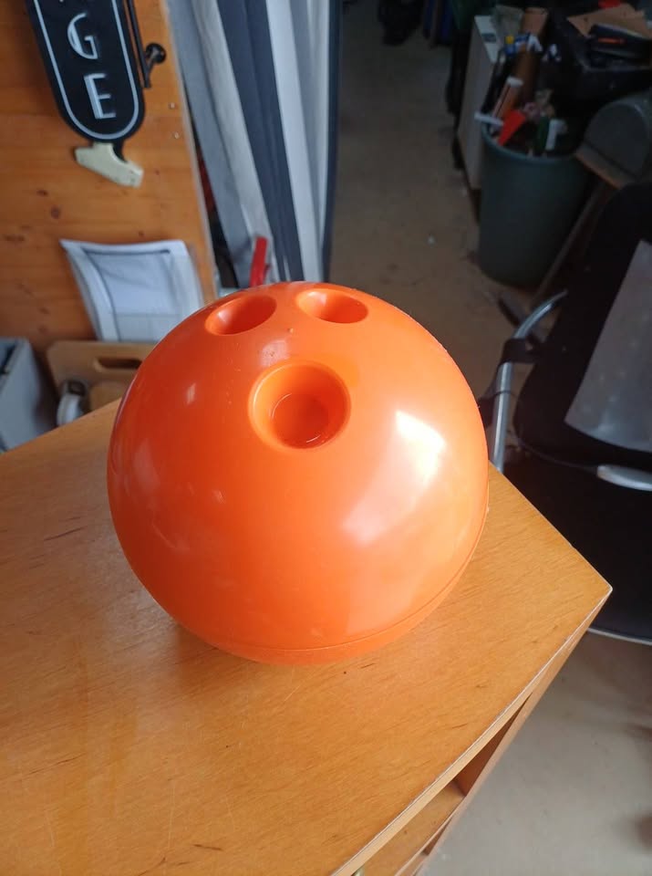 Seau à Glace "Boule de Bowling" Vintage – Space Age 70s