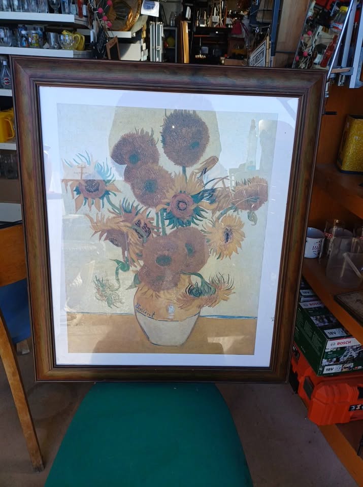 Tableau "Les Tournesols" - Réplique Vincent Van Gogh (69x49 cm)